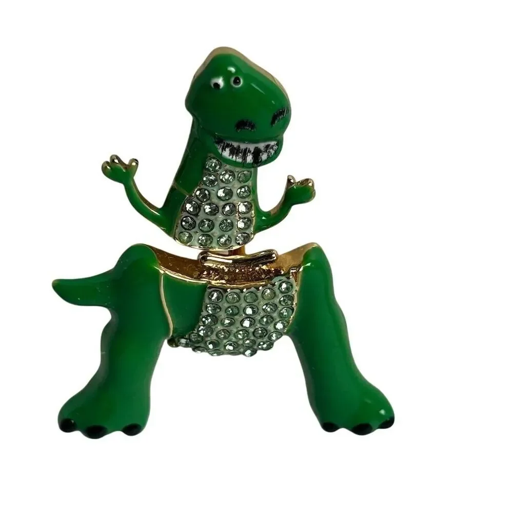 Disney Pixar Toy Story Rex Dinosaur Stud‎ Earrings by Baublebar Green